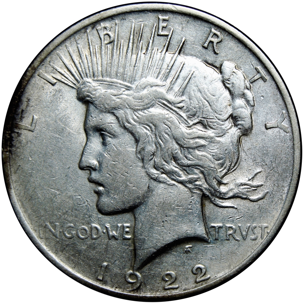 EE. UU. Moneda de Plata Dólar 1922 Filadelfia "Peace Dollar" - Numisfila