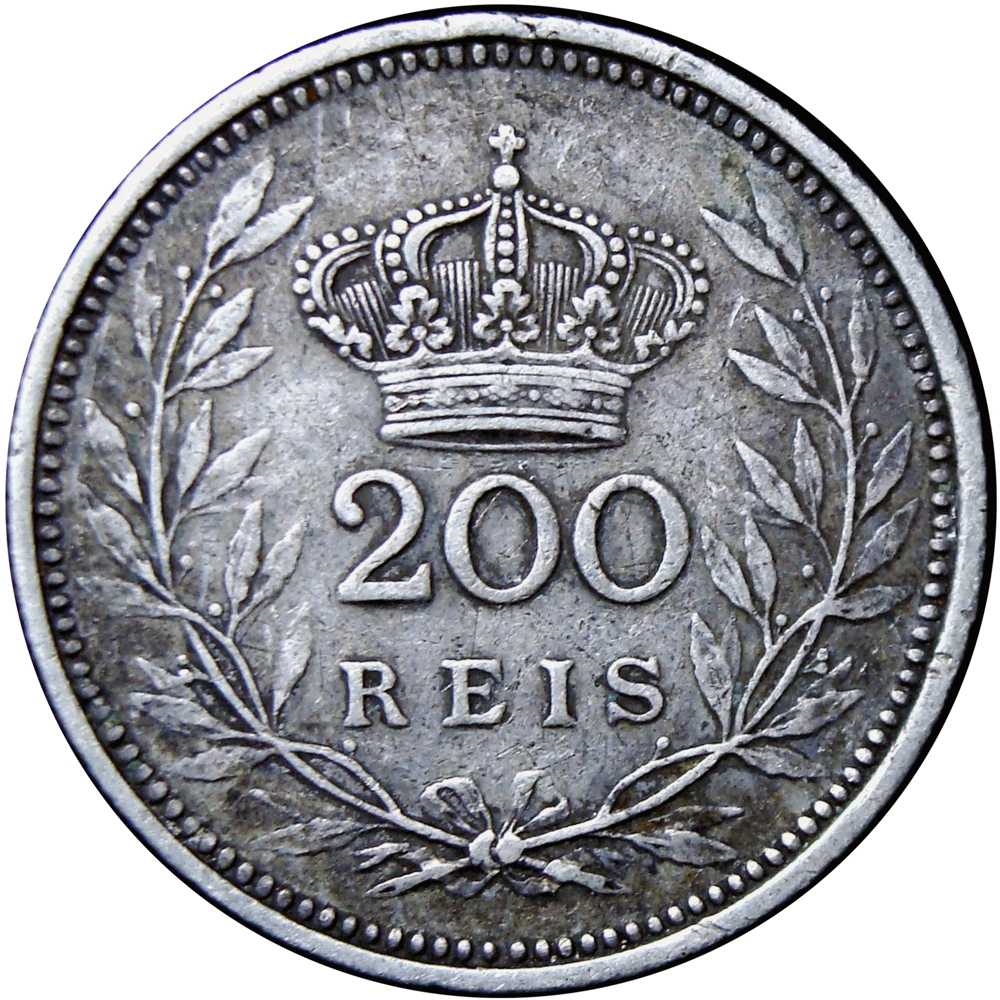 Portugal Moneda de Plata 200 Réis 1909 Manuel II  - Numisfila
