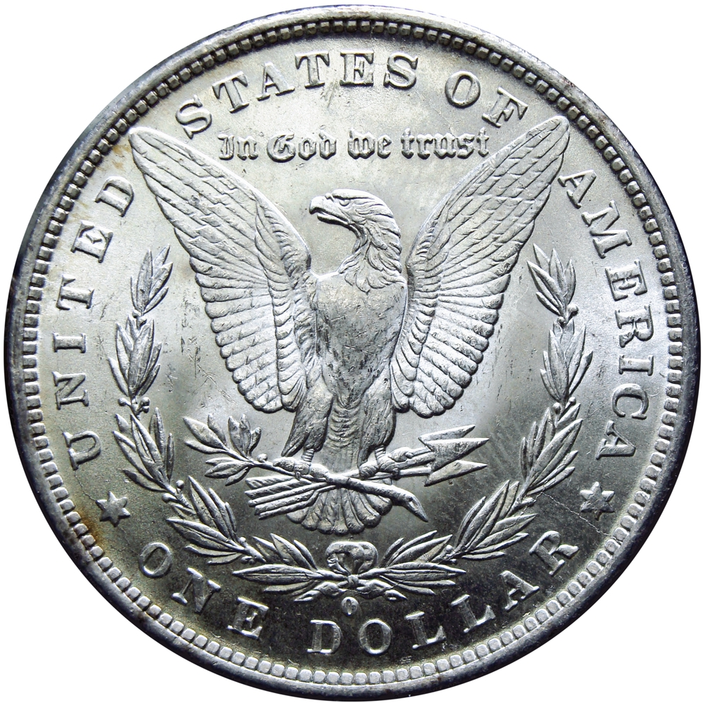 EE. UU. Moneda de Plata Dollar Morgan 1884 O New Orleans  - Numisfila