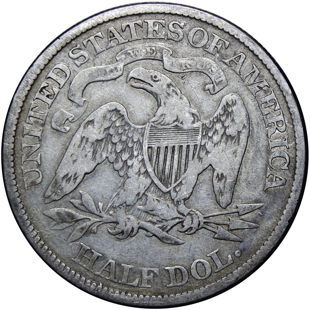 EE.UU. Moneda de Plata Half - ½ Dollar 1870 P Libertad Sentada "Seated Liberty Half Dollar"   - Numisfila