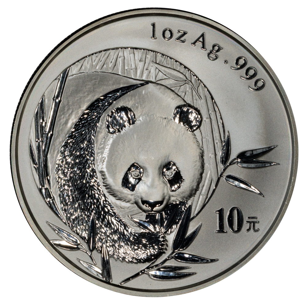 China Moneda de Plata 10 Yuan 2003 - Panda  - Numisfila