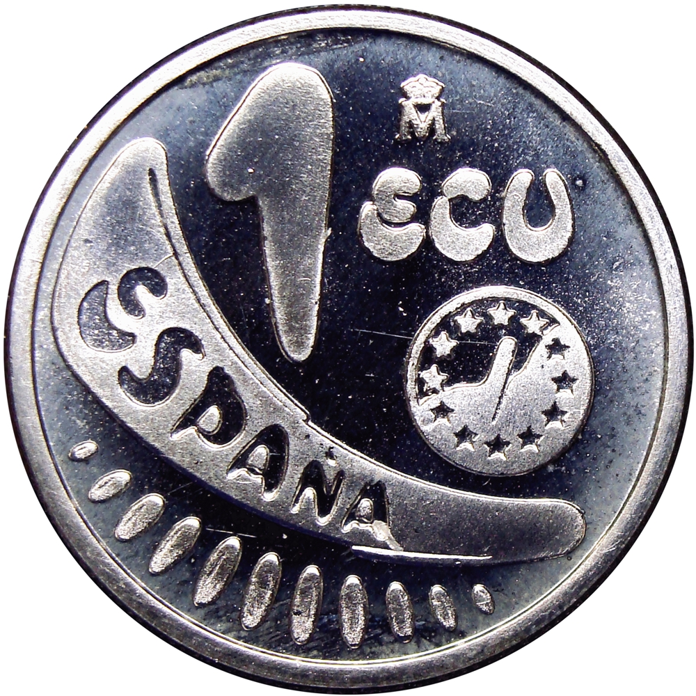 España Moneda de Plata 1 ECU 1989 Rapto de Europa  - Numisfila