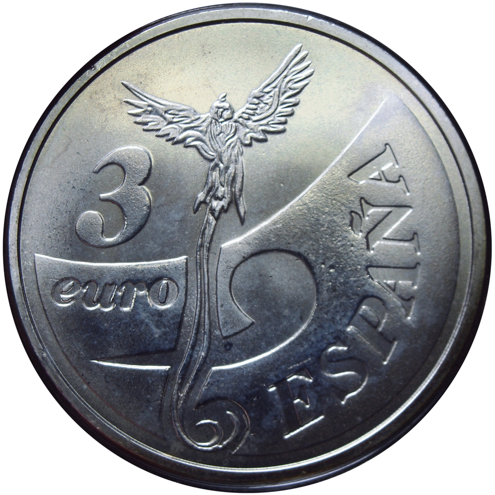 España Ecu 3 Euro 1998 Tierra Firme Venezuela Descubrimiento de América Continental - Numisfila