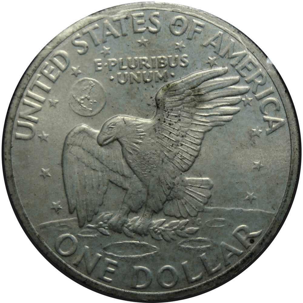 EE.UU. Set Eisenhower Moneda Dolar 1971 S Ficha Blue Ike   - Numisfila