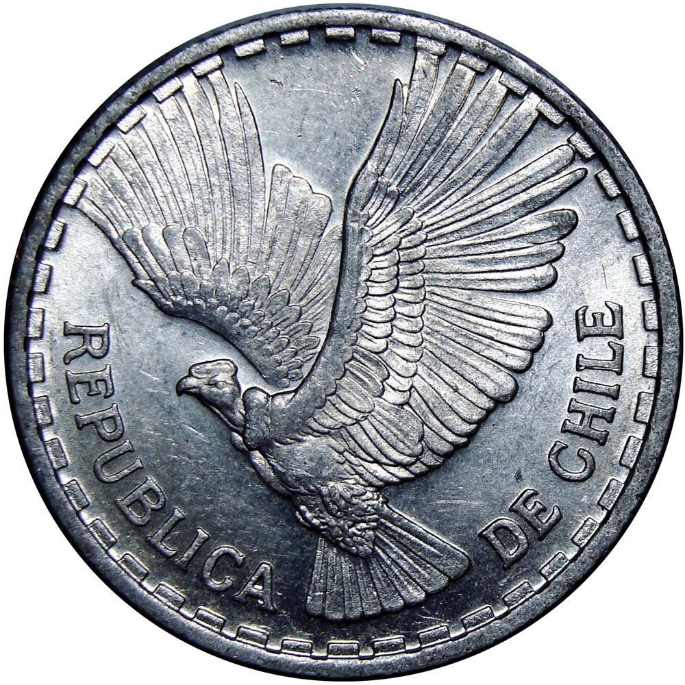 Chile Moneda de Aluminio ½ Centésimo 1962 Cóndor  - Numisfila