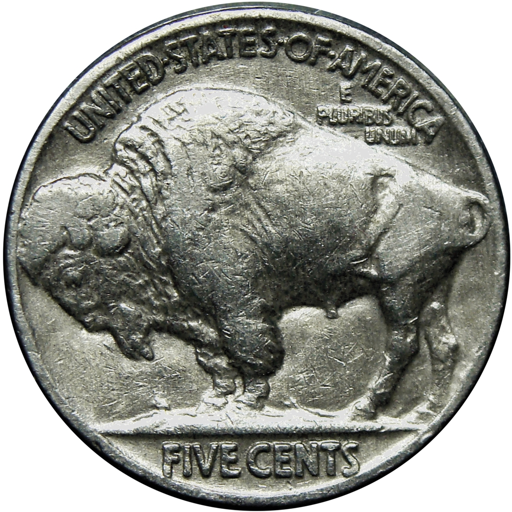 EE.UU. Moneda Five Cents 1937 F - Búfalo Nickel  - Numisfila