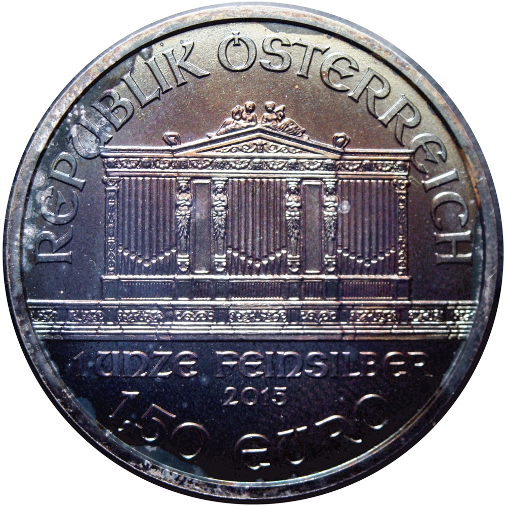Austria Moneda Onza de Plata 1½ Euro 2012 Filarmónica de Viena  - Numisfila