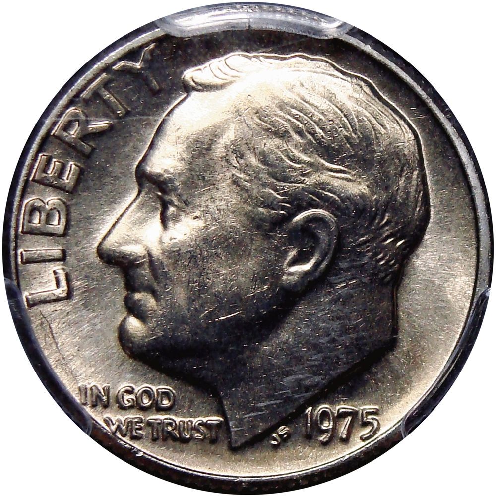 EE.UU. Moneda 10 Cents 1975 S PCGS MS64 "Dime Roosevelt"   - Numisfila