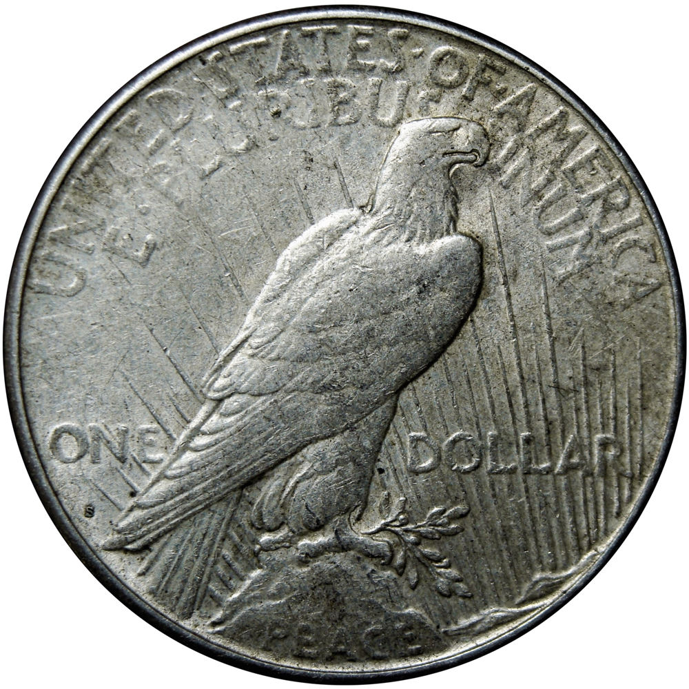 EE. UU. Moneda de Plata Dollar 1923 S  "Peace Dollar"  - Numisfila