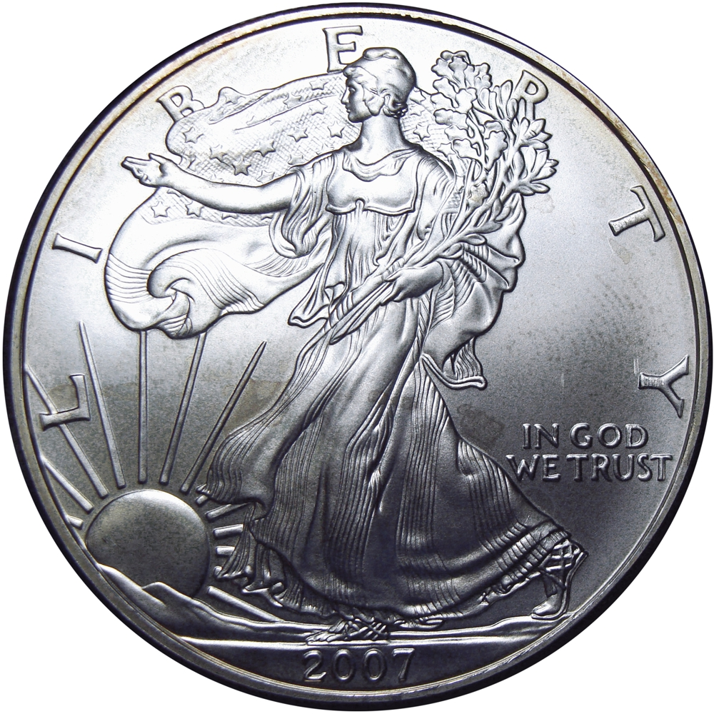 EE. UU. Moneda de Plata 1 Dollar 2007 Liberty  - Numisfila