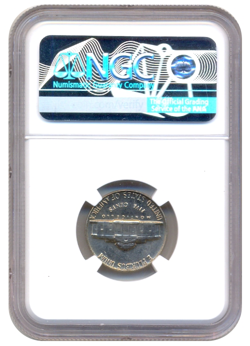 EE.UU. Moneda 5 - Five Cents 1964 Filadelfia NGC MS 64 Jefferson Nickel  - Numisfila