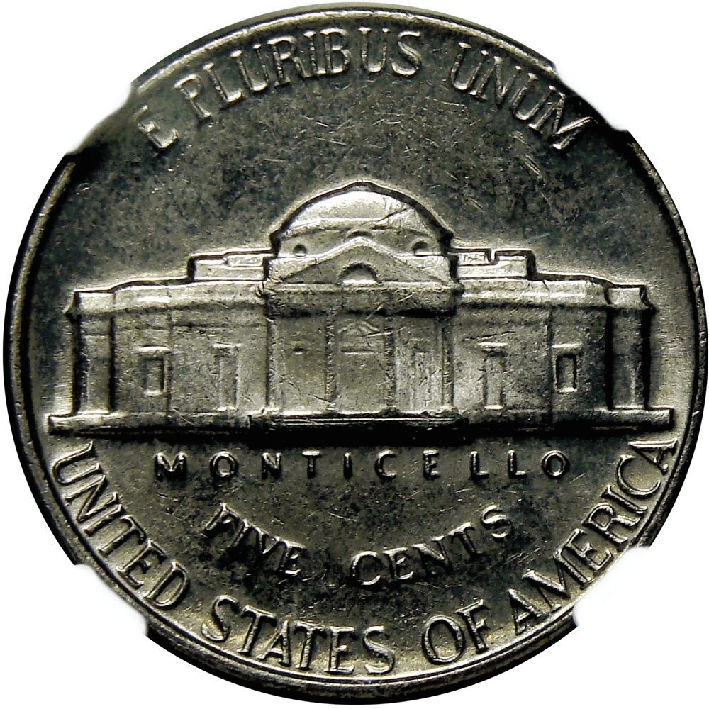 EE.UU. Moneda 5 - Five Cents 1964 Filadelfia NGC MS 64 Jefferson Nickel  - Numisfila