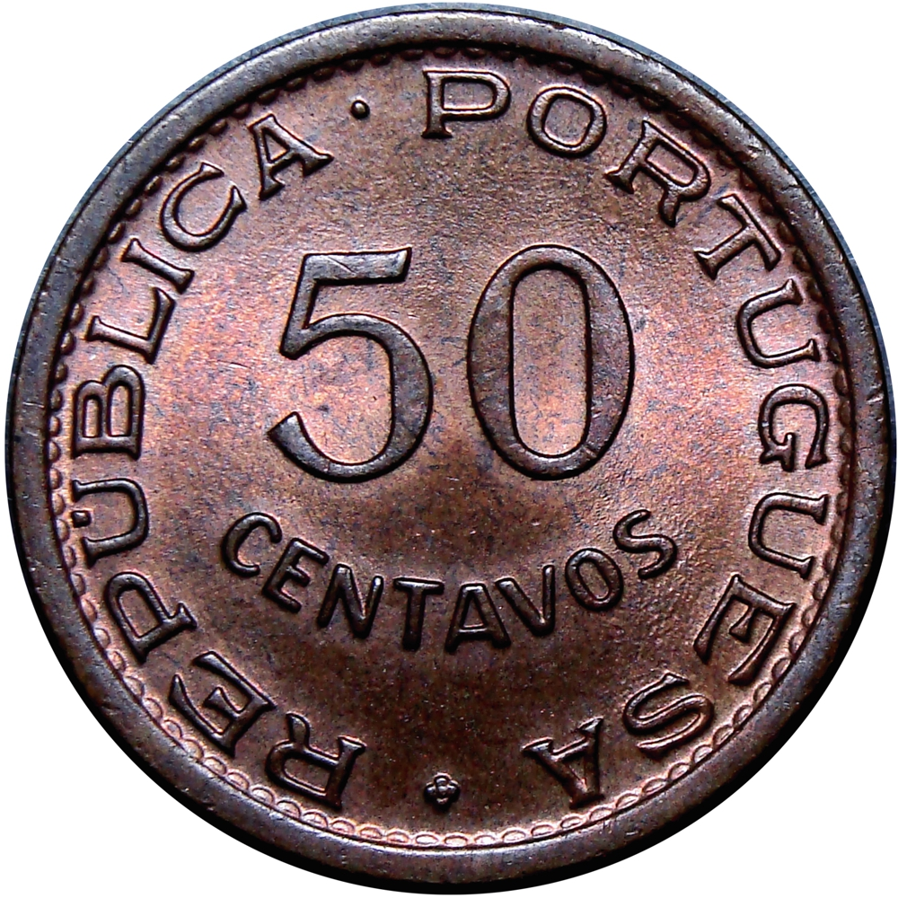 Santo Tomé y Principe Moneda 50 Centavos 1962  - Numisfila