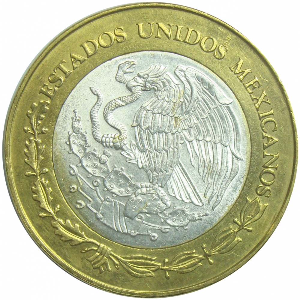 Moneda 100 Pesos Plata Mexico 2004 Jalisco  - Numisfila