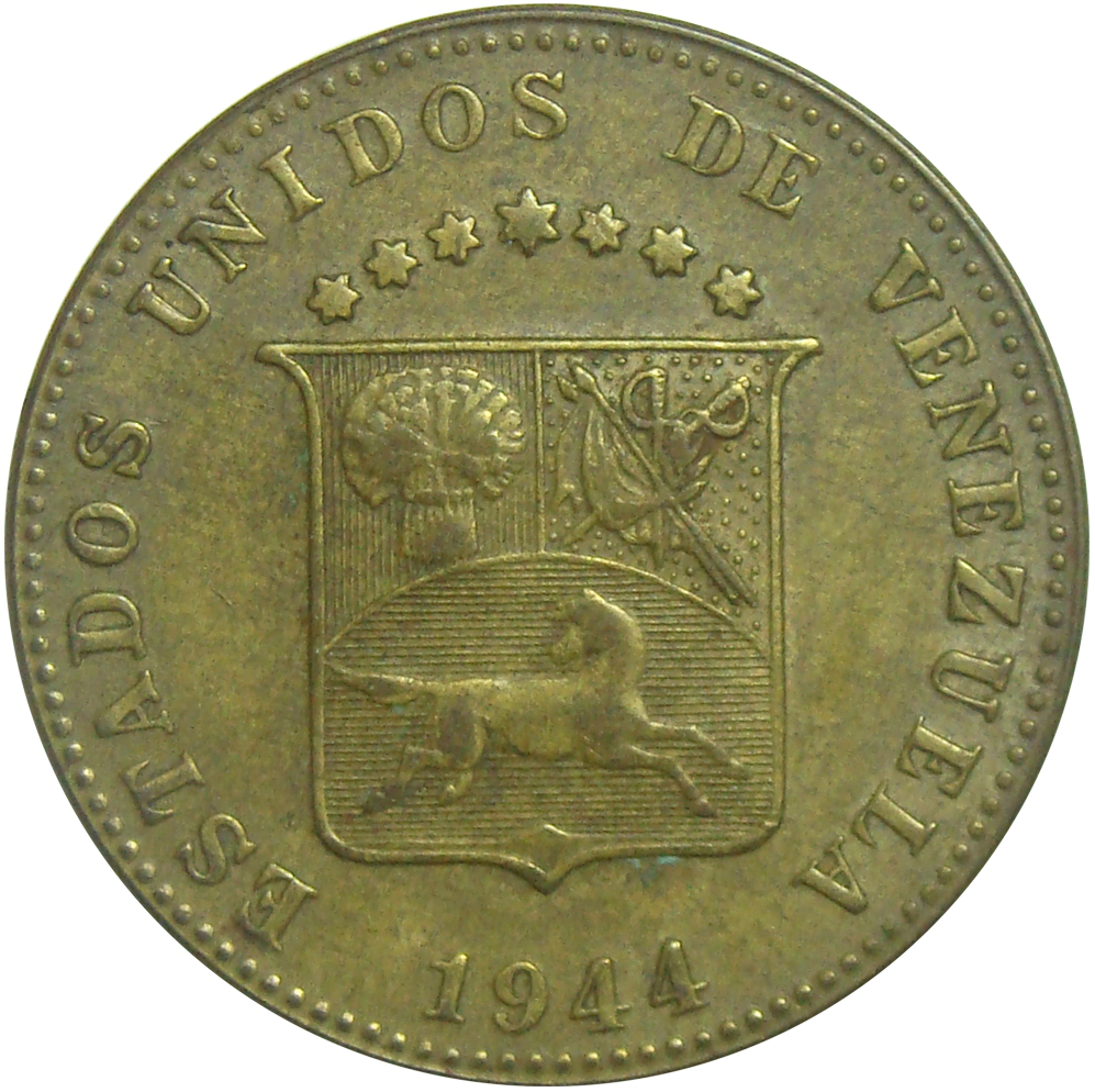Moneda 12½ Céntimos de 1944 Locha Amarilla  - Numisfila