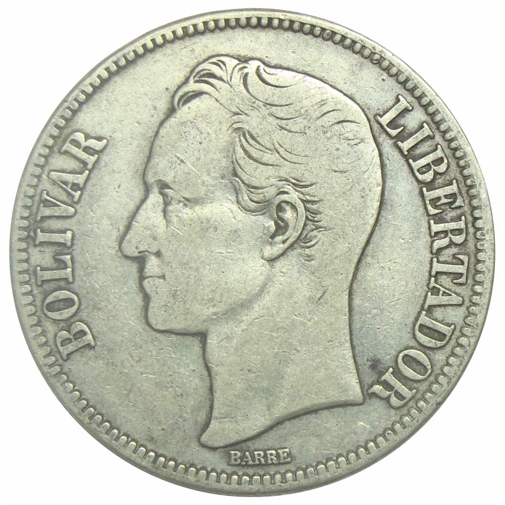 Moneda 5 Bolívares Fuerte de 1929  - Numisfila