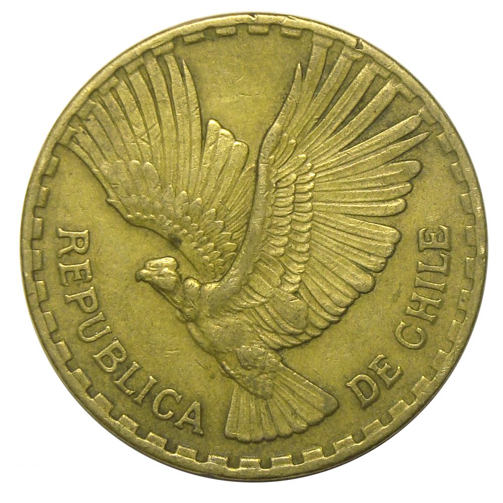 Moneda Chile 10 Centesimos 1960-70 Condor  - Numisfila