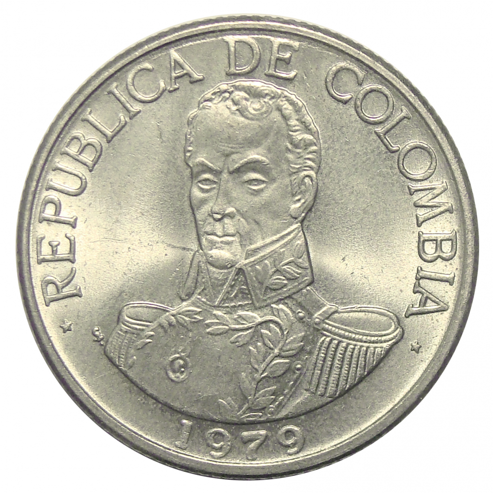 Moneda Colombia 1 Peso 1976-1989  - Numisfila