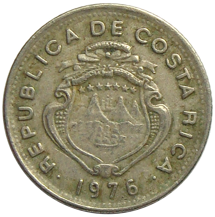 Moneda Costa Rica 5 Céntimos 1972-76  - Numisfila