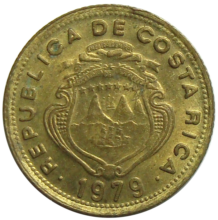 Moneda Costa Rica 5 Céntimos 1979  - Numisfila