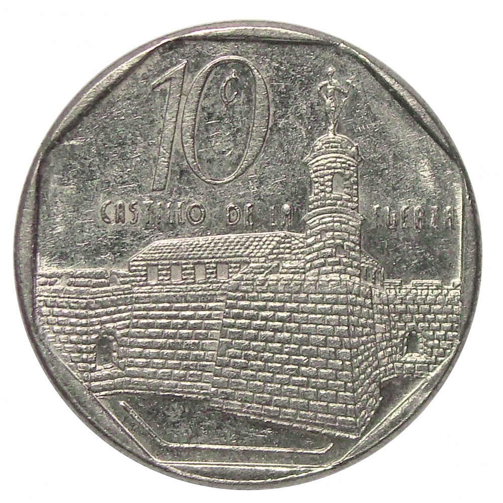 Moneda Cuba 10 Centavos 1996-2009   - Numisfila