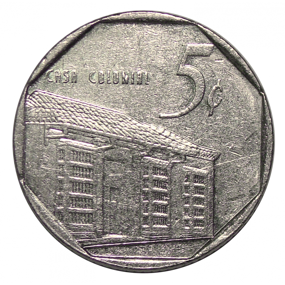 Moneda Cuba 5 Centavos 1994 VF  - Numisfila