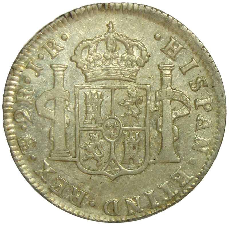 Moneda Bolivia 2 Reales 1774 JR Potosi Colonial  - Numisfila