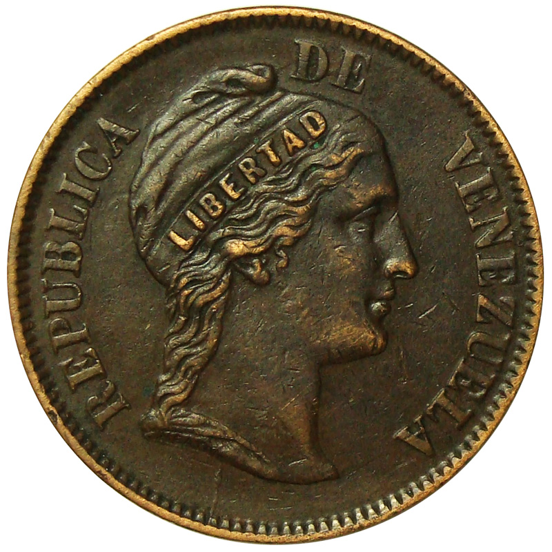 Moneda Centavo Monaguero de 1862 - Numisfila