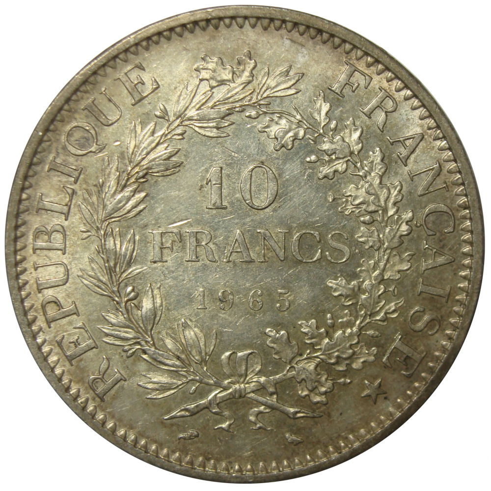 Moneda Francia 10 Francos 1965  - Numisfila