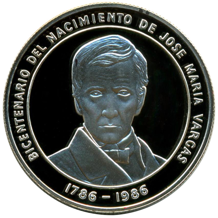 Moneda Proof José María Vargas Sólo 500 acuñadas  - Numisfila