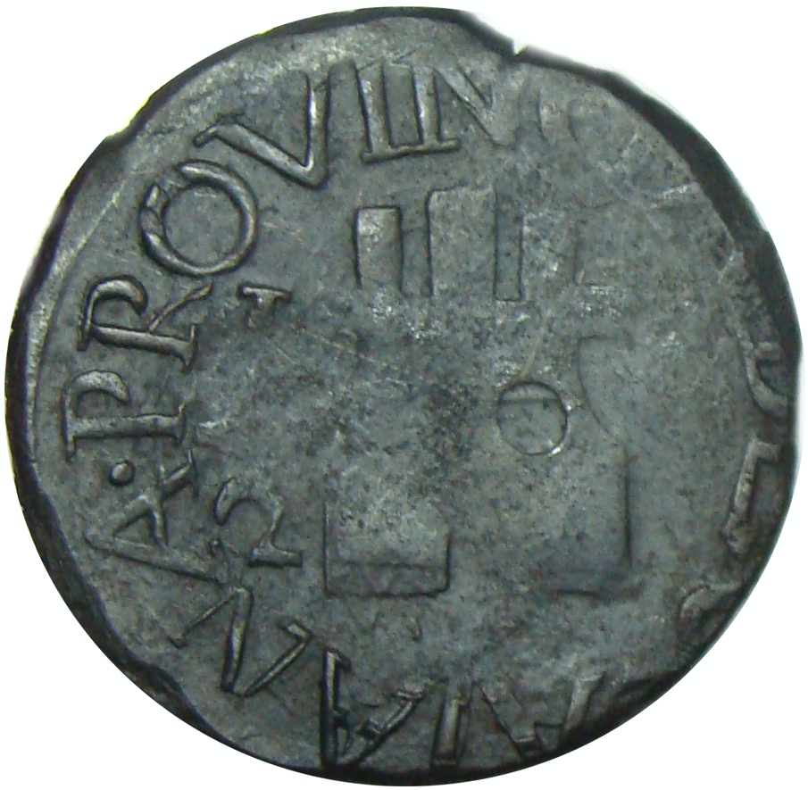 Moneda Provincia de Guayana ½ Real 1817  - Numisfila
