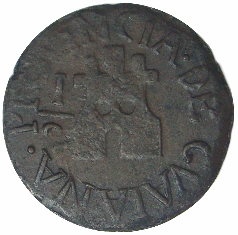 Moneda Provincia Guayana ½ Real 1815  - Numisfila