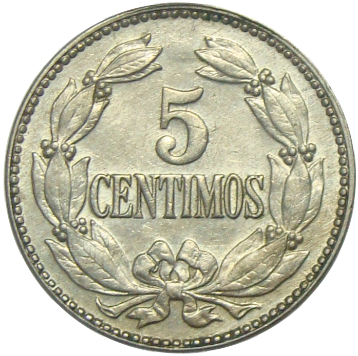 Moneda 5 Centimos - Puya de 1945  - Numisfila