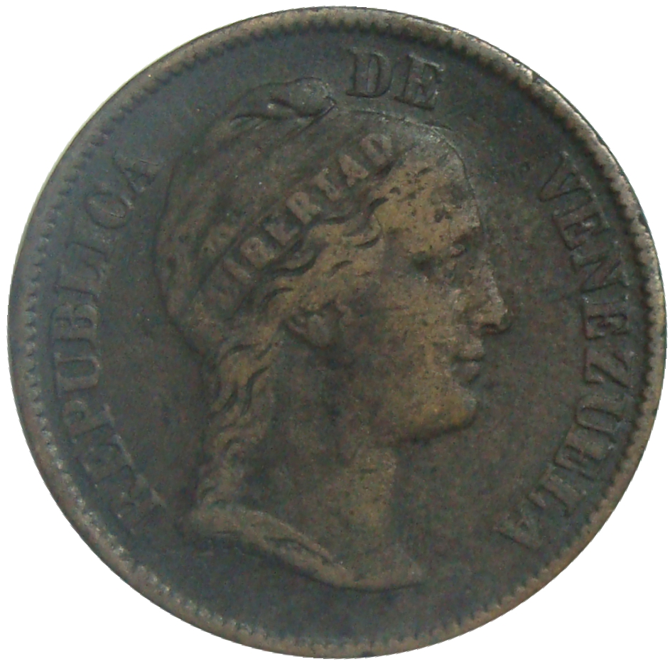 Moneda Centavo Monaguero 1862 Libertad  - Numisfila