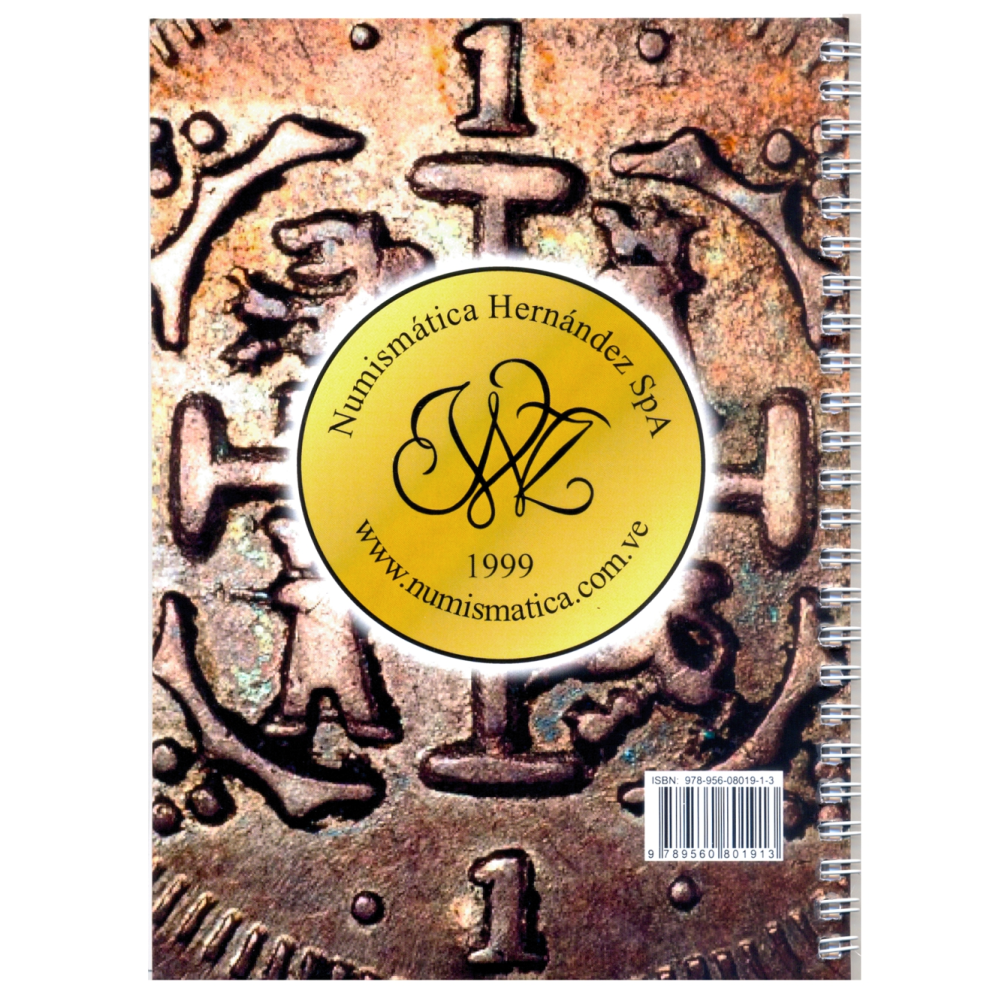 Libro 2025 Catálogo para Coleccionistas de Monedas de Venezuela 1787-Presente 1° Edición  - Numisfila