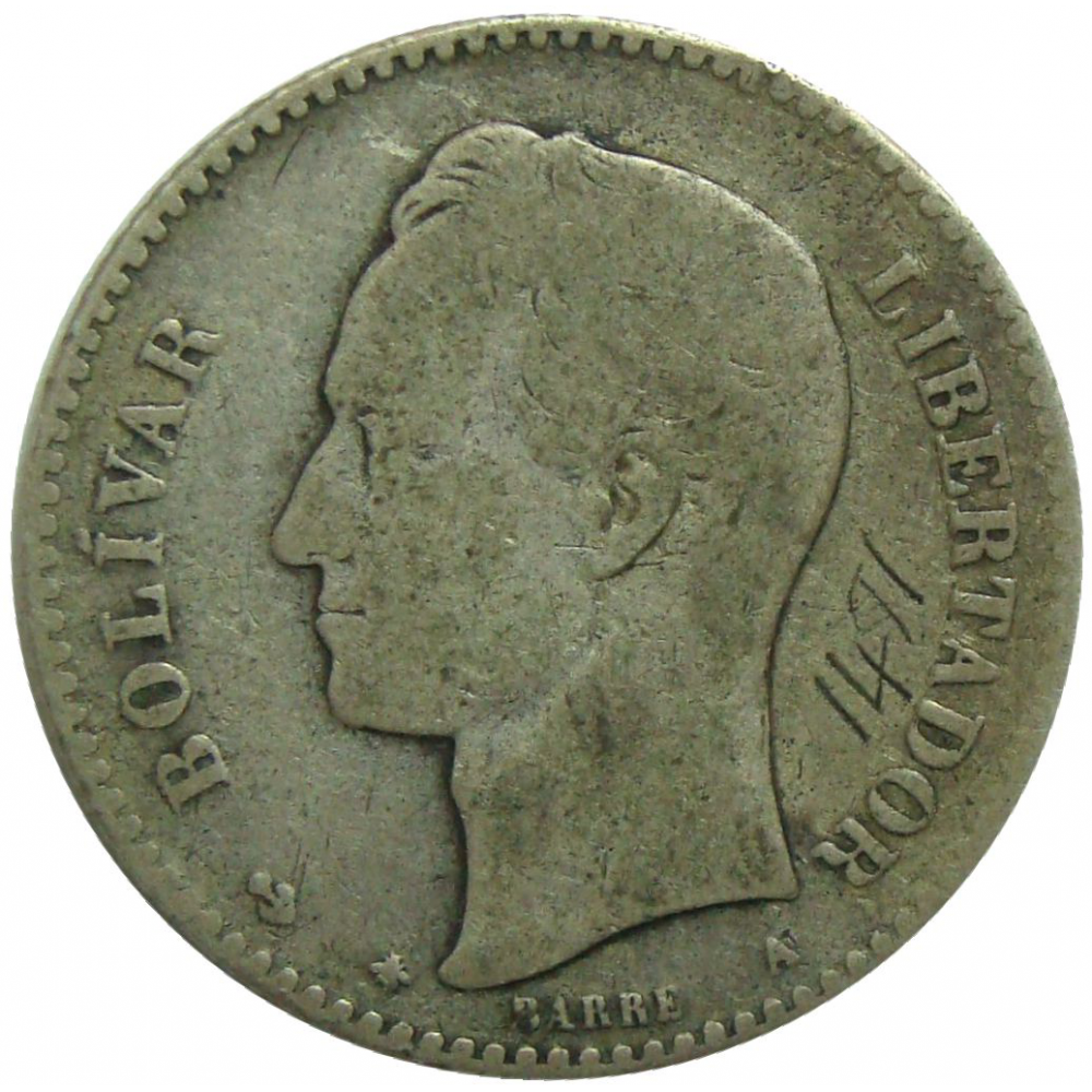 Venezuela Moneda 20 Centavos 1876 - Bolivar  - Numisfila