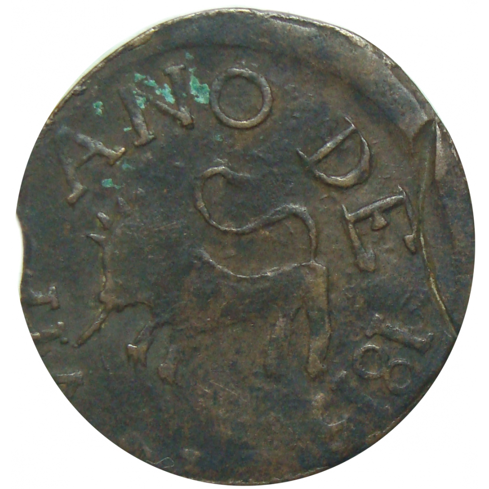 Moneda Guayana ½ Real 1815 - 5 Inclinado  - Numisfila