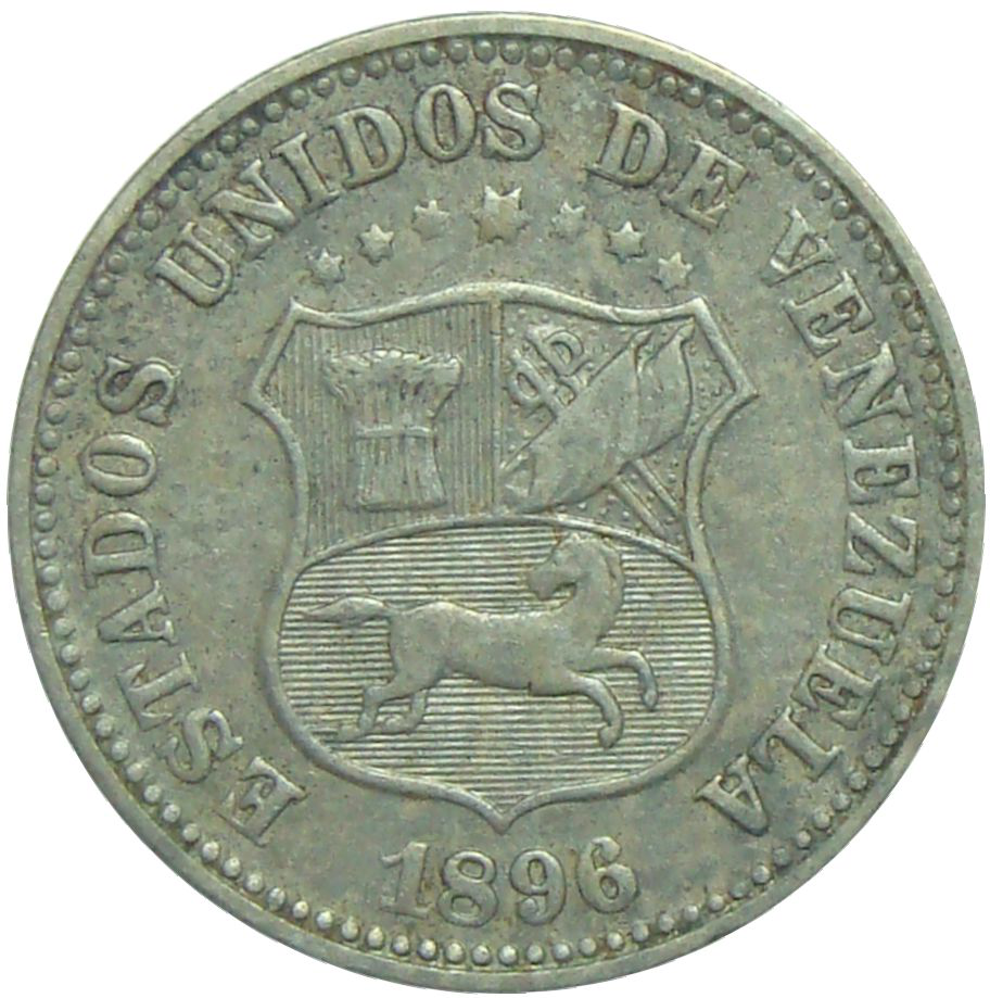 Moneda 5 Centimos 1896 - Puya  - Numisfila