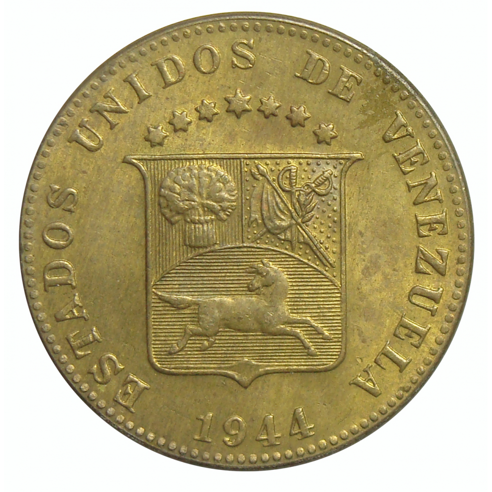 Moneda 12½ Céntimos de 1944 Locha Amarilla  - Numisfila