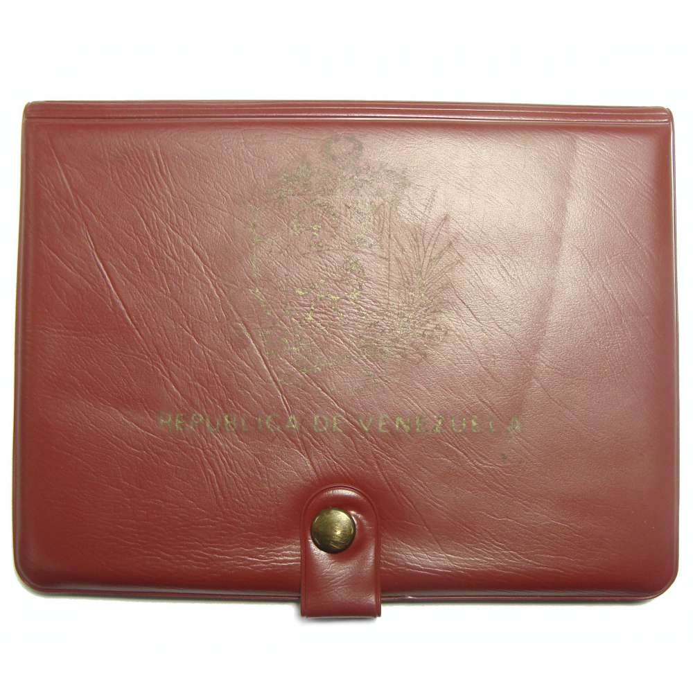 Souvenir 8 Monedas 1958–78 Bco Industrial Venezuela  - Numisfila