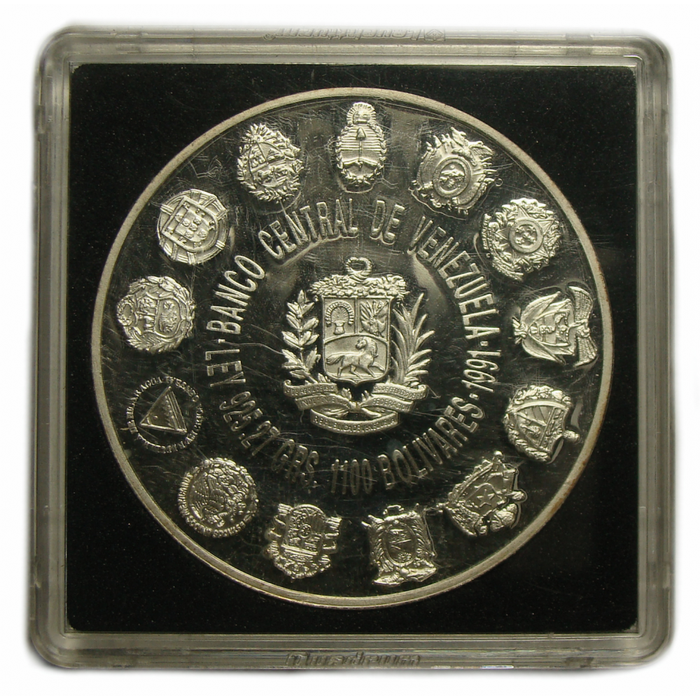Moneda 1000 Bolivares Cristobal Colon 1991 Conmemorativa  - Numisfila