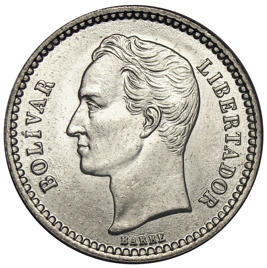 Bella Moneda ½ Bolivar 1945 - 50 Céntimos  - Numisfila