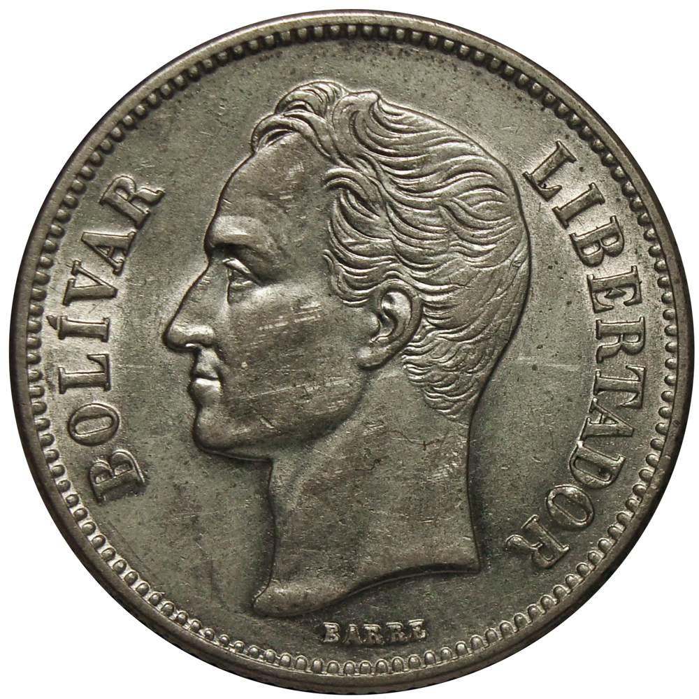 Moneda de Plata 2 Bolívares 1936  - Numisfila