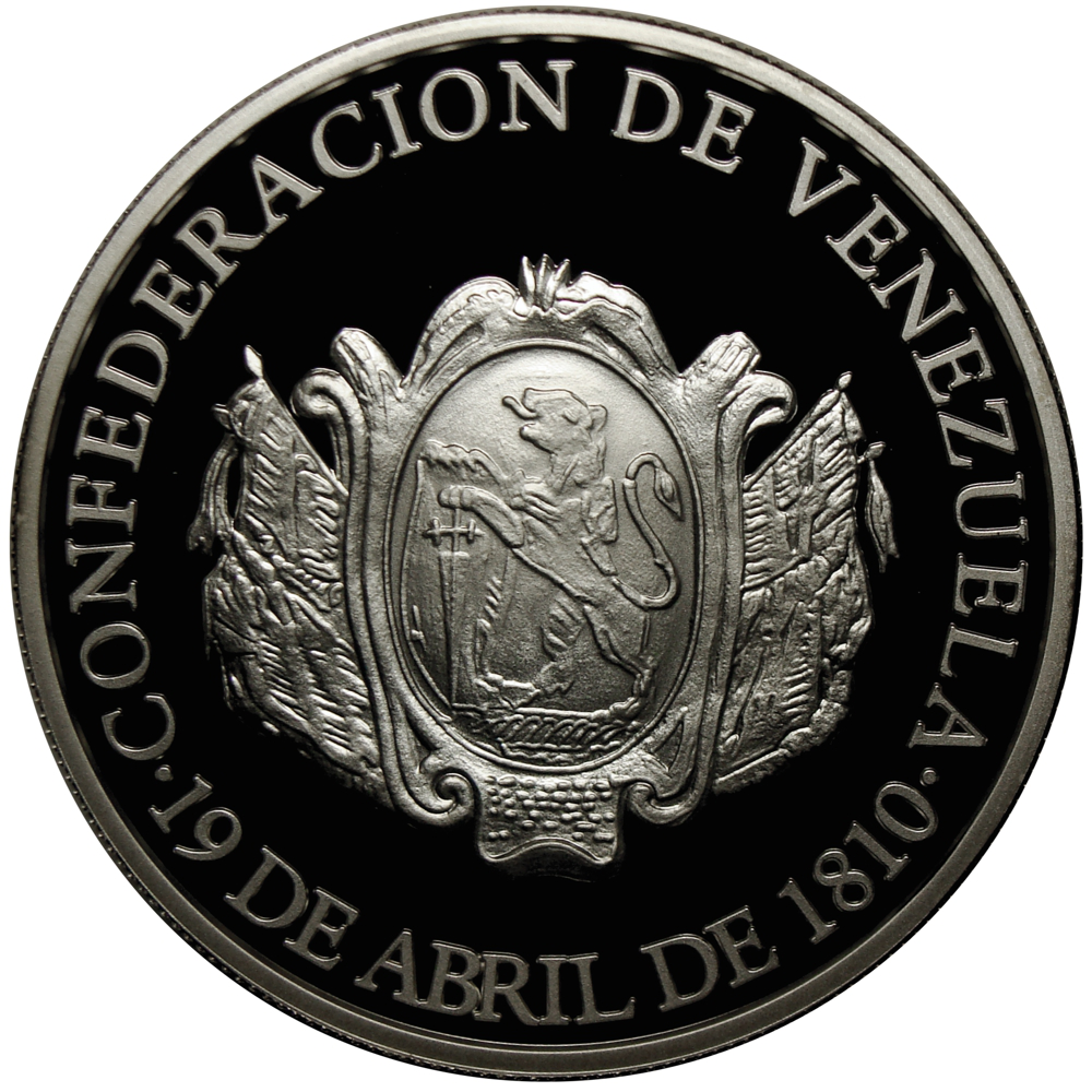 Moneda de Plata Alba de la Independencia 200 Bolívares 2010  - Numisfila