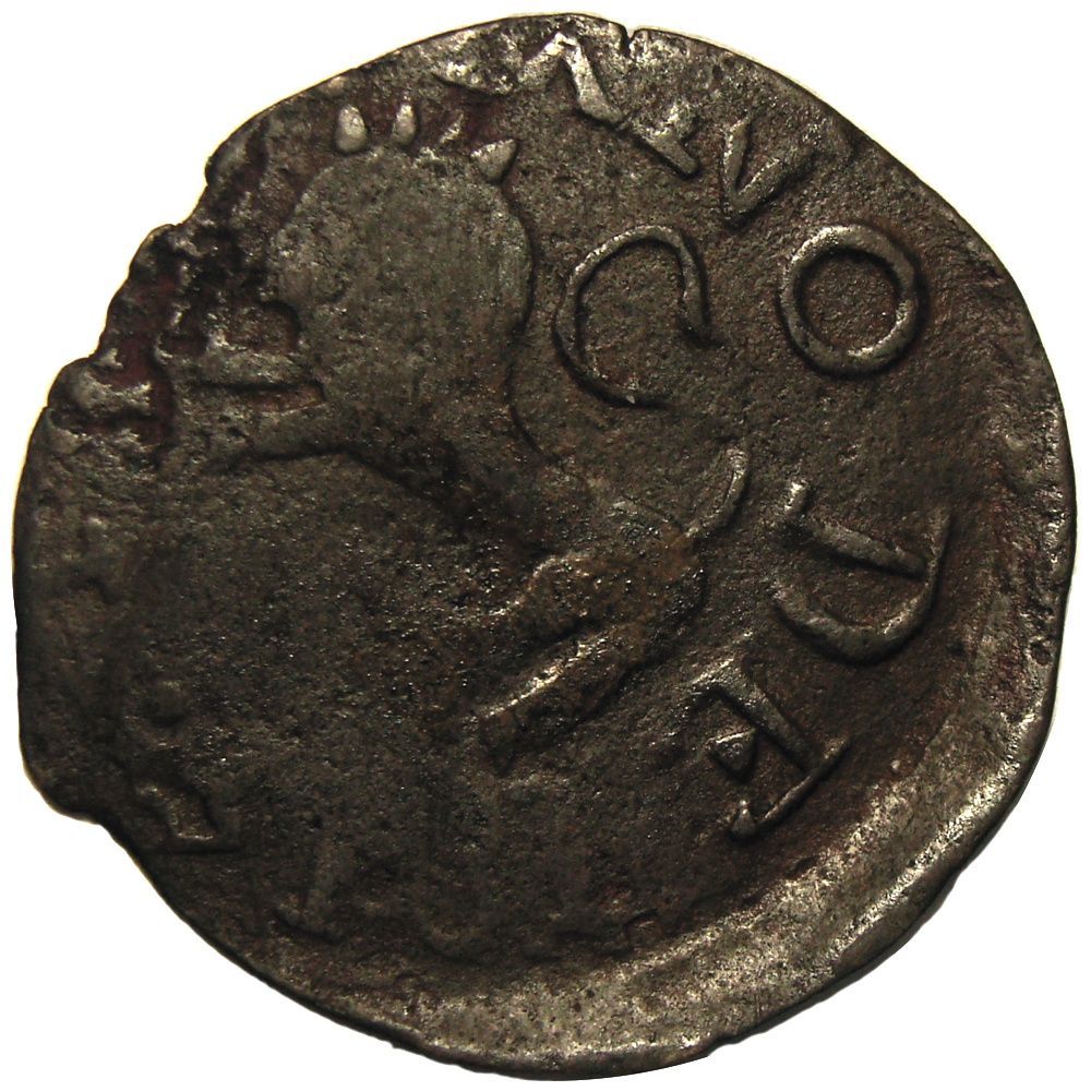 Moneda Provincia de Guayana ½ Real 1815 Variante 5 Acostado - Numisfila