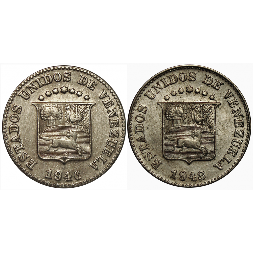 Monedas 5 Céntimos - Puyas de 1946 y 1948 - Numisfila