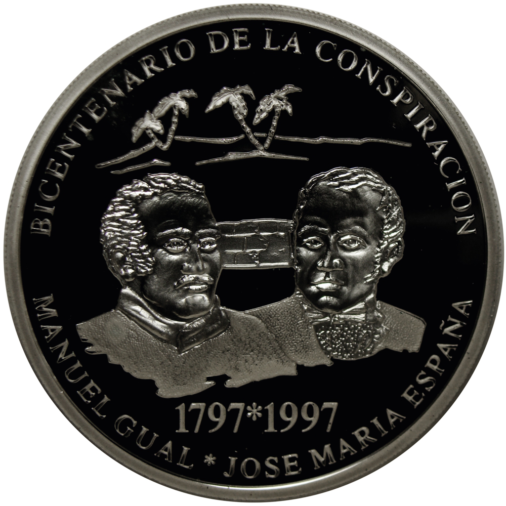 Moneda 500 Bolívares 1997 Gual y España - Numisfila
