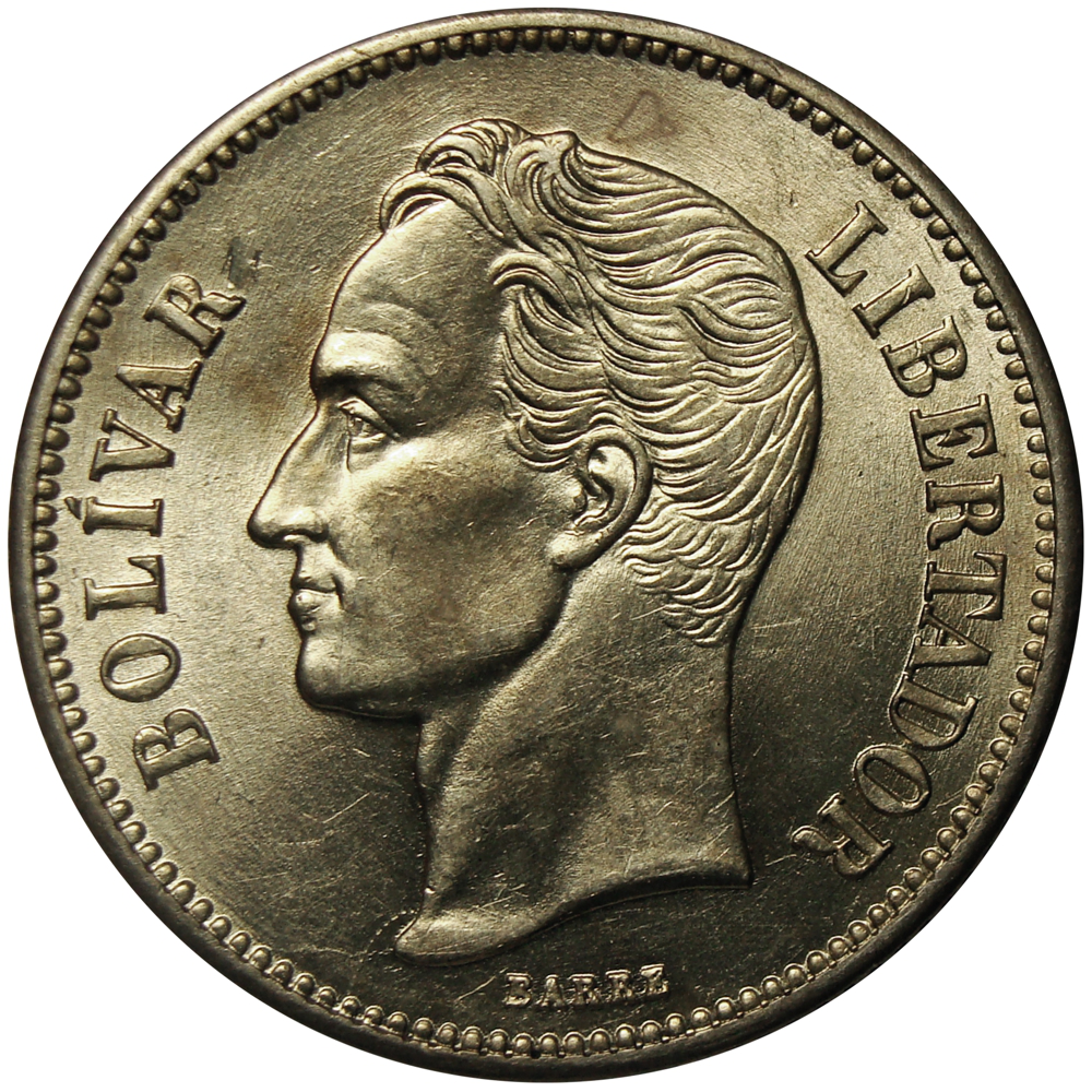 Bella Moneda de Plata 2 Bolívares 1935  - Numisfila
