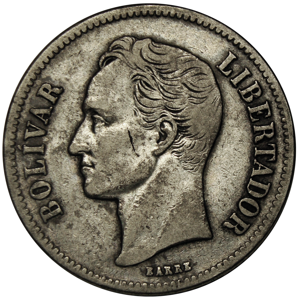 Moneda de Plata 2 Bolívares 1930  - Numisfila