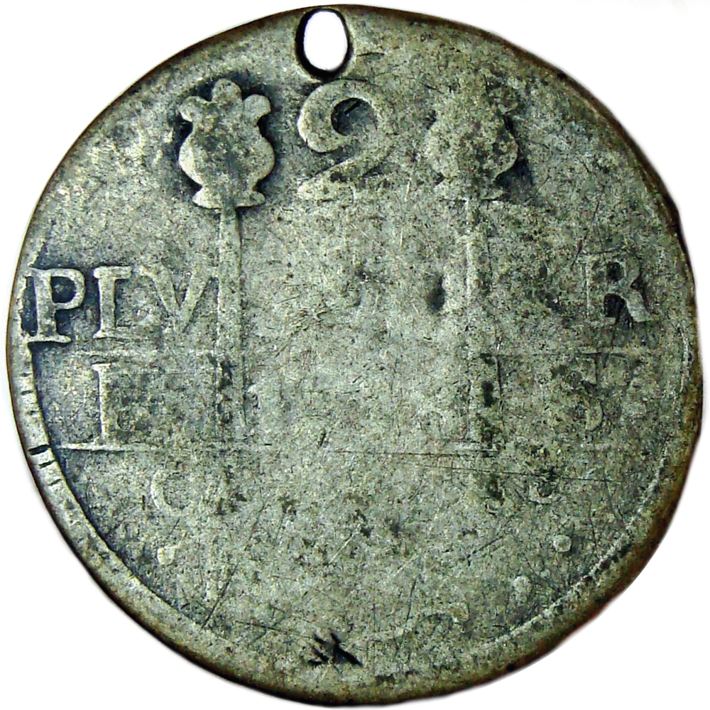 Moneda Provincia de Caracas 2 Reales 1818 Morillera León Castillo - Numisfila